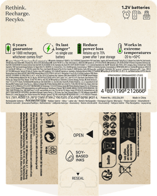 GP ReCyko AAA 2-p 650mAh, 2-pack