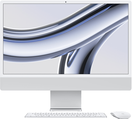 Apple iMac - M3 | 16GB | 10-kärnig grafik | 256GB | Silver