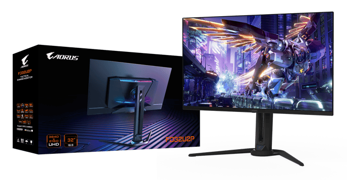 Gigabyte 32" AORUS FO32U2P OLED 4K 240 Hz DP 2.1