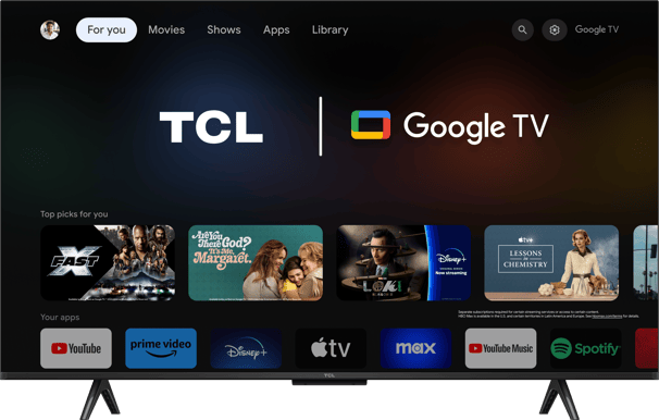 TCL 43" 43P755 4K Google TV