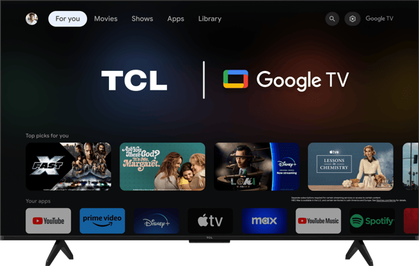 TCL 50" 50P755 4K Google TV