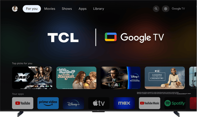 TCL 98" 98C655 QLED 4K Google TV