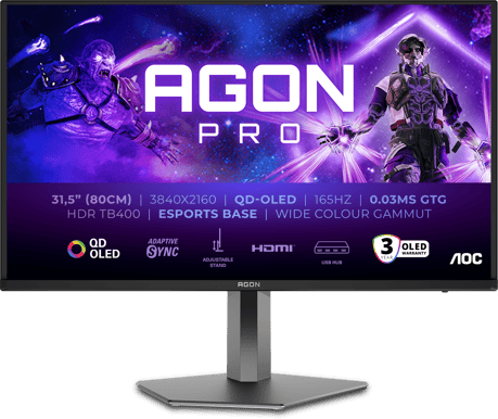 AOC 32" AGON Pro AG326UD OLED 4K 165 Hz