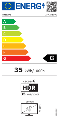Philips 27" Evnia 27M2N8500 OLED QHD 360 Hz Ambiglow