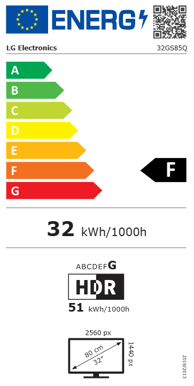 LG 32" UltraGear 32GS85Q Nano IPS QHD 180 Hz