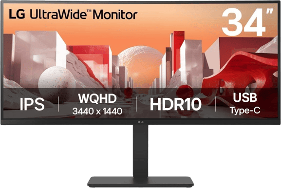 LG 34" UltraWide 34BA75QE IPS WQHD (3200R) USB-C