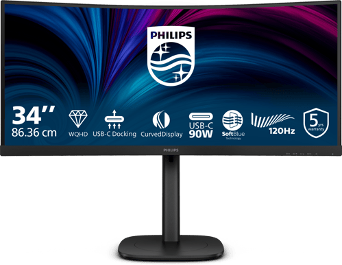 Philips 34" 34B2U3600C VA WQHD (1500R) 120 Hz