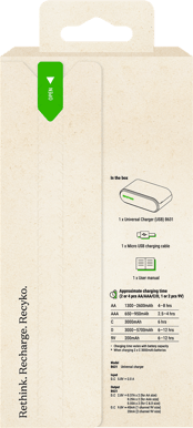 GP ReCyko Universal Batteriladdare