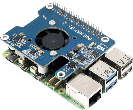 PoE+ HAT För Raspberry Pi 5