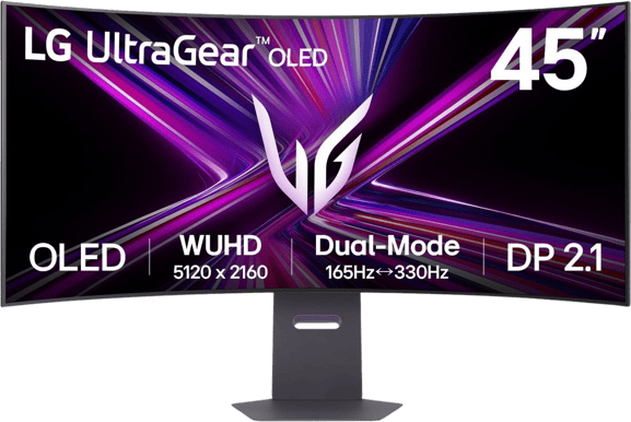 LG 45'' UltraGear 45GX950A OLED WUHD (800R) 165 Hz/330 Hz Dual Mode