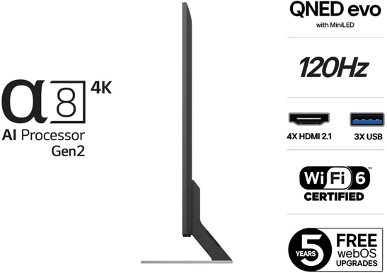 LG 65" QNED85A6C evo 4K QNED Smart TV