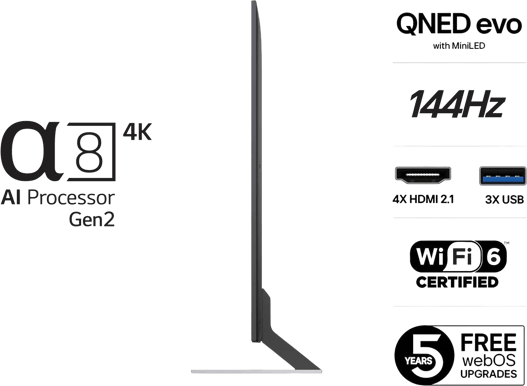 LG 75" QNED85A6C evo 4K QNED Smart TV