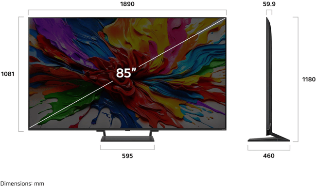 LG 85" QNED93A6A evo 4K QNED MiniLED Smart TV