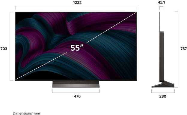 LG 55" OLED55C5 evo AI 4K Smart TV