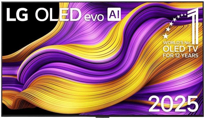 LG 55" OLED55G5 evo AI 4K Smart TV