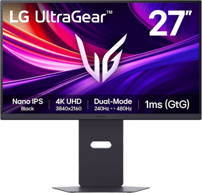 LG 27″ UltraGear 27G850A Nano IPS Black 4K 240/480 Hz Dual Mode