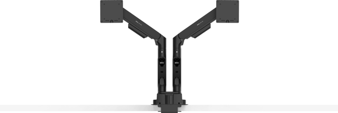 BenQ BDH01 Gas Spring Ergo Dual Arm Svart