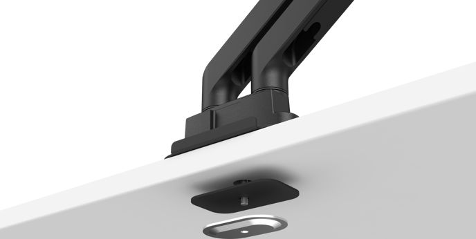 BenQ BDH01 Gas Spring Ergo Dual Arm Svart