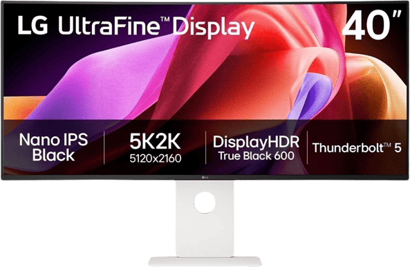 LG 40" UltraFine 40WT95UF Nano IPS Black WUHD (2500R) 120 Hz Thunderbolt