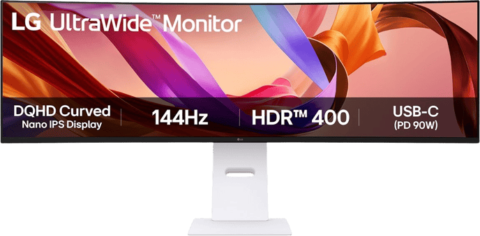 LG 49" UltraWide 49U950A Nano IPS DQHD (3800R) 144 Hz USB-C