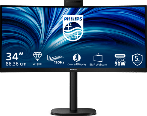 Philips 34" 34B2U3600CH VA WQHD (1500R) 120 Hz