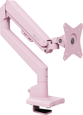 Arozzi Alzare Neo - Gas Spring Monitor Stand - Pink