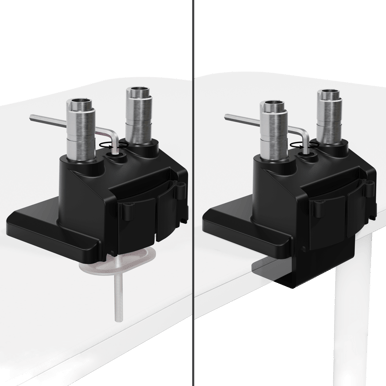 Arozzi Alzare Neo Duo - Gas Spring Monitor Stand - Black