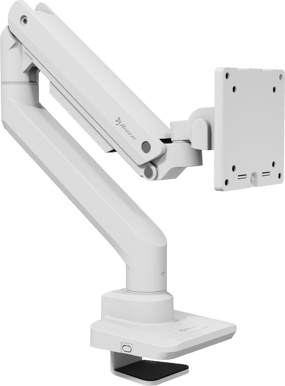 Arozzi Alzare Neo Pro - Gas Spring Monitor Stand - White