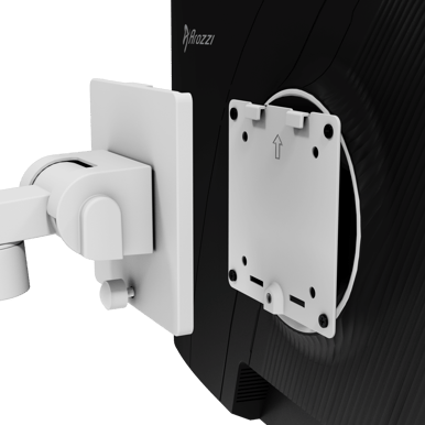 Arozzi Alzare Neo Pro - Gas Spring Monitor Stand - White