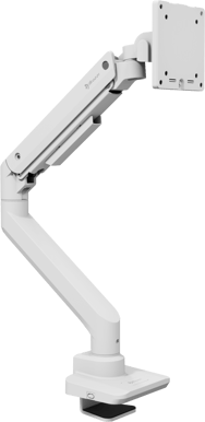 Arozzi Alzare Neo Pro - Gas Spring Monitor Stand - White