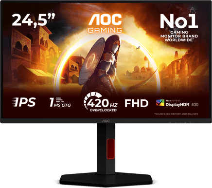 AOC 25" 25G4KUR IPS 400 Hz