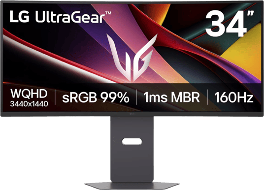 LG 34" UltraGear 34G600A VA WQHD (1800R) 160 Hz