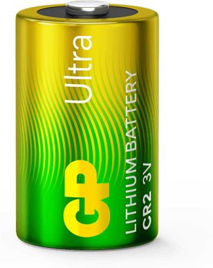 GP Ultra Lithium Battery CR2, 3V (2-pack)