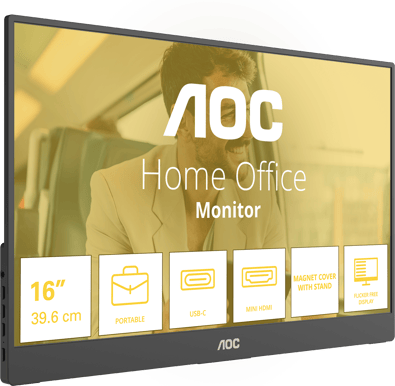 AOC 15,6" 16T20E2 IPS Portable Monitor