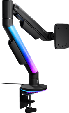 Arozzi Alzare RGB - Gas Spring Monitor Stand - Black