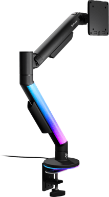 Arozzi Alzare RGB - Gas Spring Monitor Stand - Black