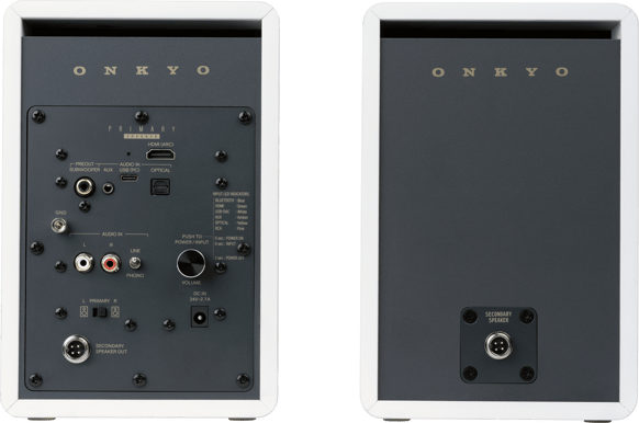 Onkyo GX-30ARC Aktiva Högtalare Vit