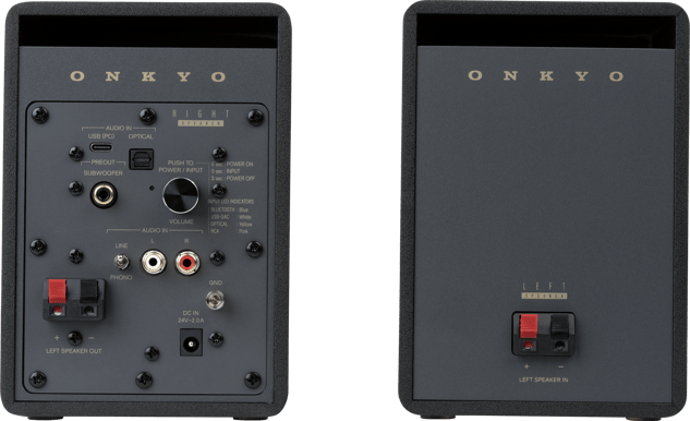 Onkyo GX-10DBB Aktiva Högtalare Svart