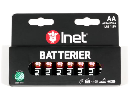 Inet Batterier AA 10-pack
