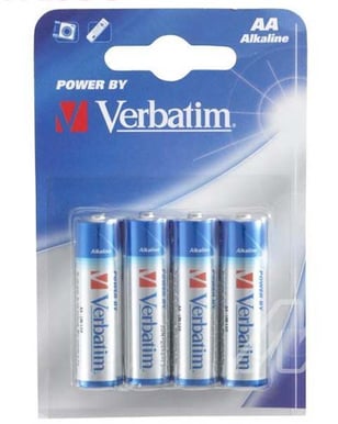 Verbatim AA Alkaline Batteri LR6 4-pack