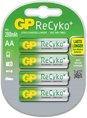 GP ReCyko AA NiMH 2100mAh 4-pack