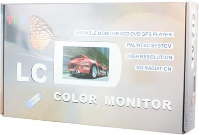 Deltaco 7" TFT-färgskärm 12V/230V, fjärr