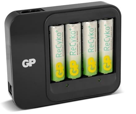 GP ReCyko 550 NiMH  AA/AAA + 4st AA NiHM batterier