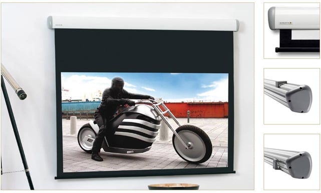 KingPin Crown 4:3 Duk, 128" Motordriven