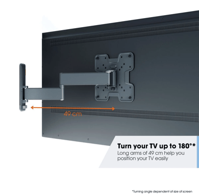 Vogels TVM 3245 Full-Motion+ TV Wall Mount Svart