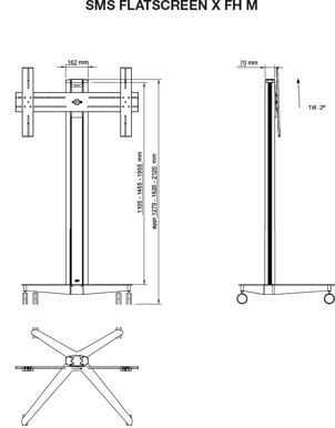 SMS X Pillar 1105 W/S