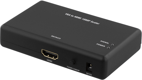 DELTACO Signalomvandlare VGA till HDMI