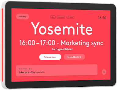 Logitech Tap Scheduler 2 Schemaläggningspanel vit