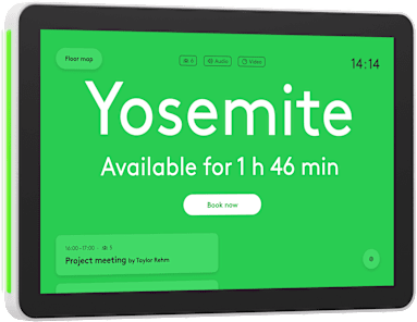 Logitech Tap Scheduler 2 Schemaläggningspanel vit