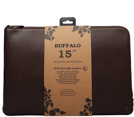 GEAR Buffalo Sleeve 15" Brun Läder
